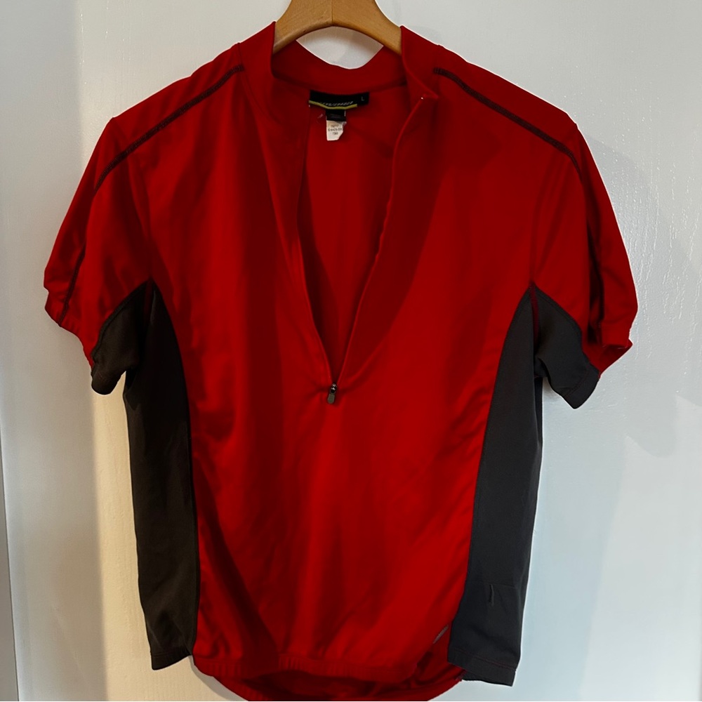 Novara half zip short sleeve cycling jersey